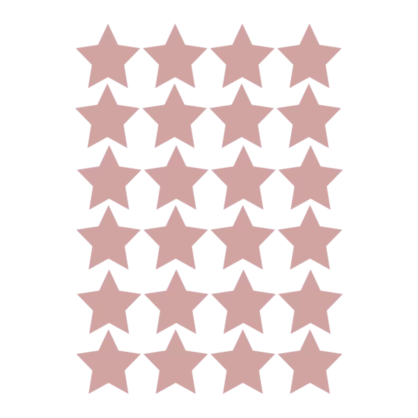 Väggdekor barn som visar rosa stjärnor till barnrum